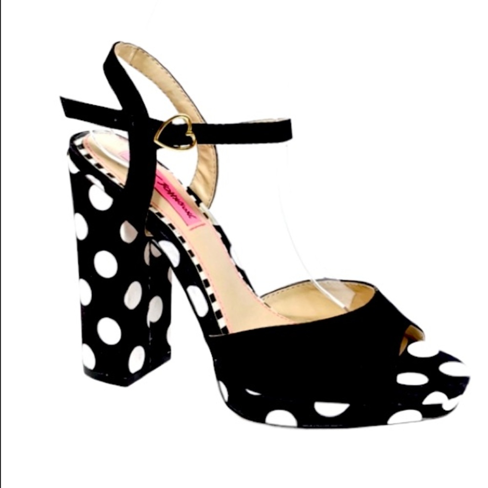 Betsey Johnson Polka Dot Heels